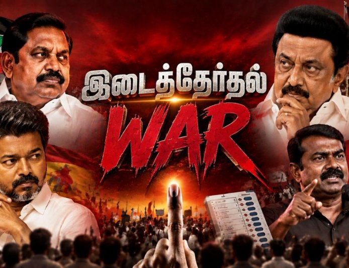 அதிமுக கோட்டை... திமுக கணக்கு... விஜய்யின் வியூகம்! இடைத்தேர்தலில் யாருக்கு ‘செக்’?