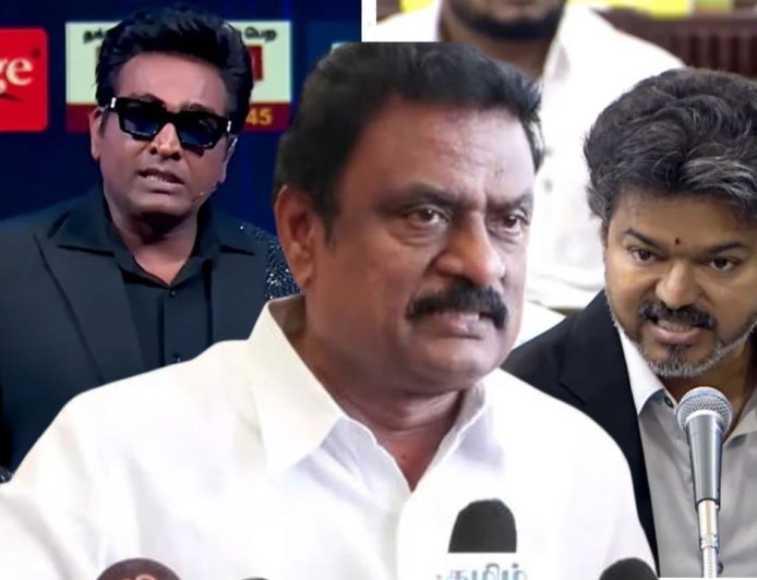 விஜய் சேதுபதி பேச்சு சர்ச்சை.. தவெக எம்.எல்.ஏ சுகுமார் கடும் எச்சரிக்கை!