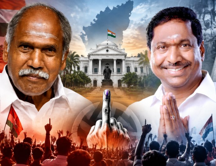 புயலைக் கிளப்பும் புதுச்சேரி இடைத்தேர்தல்...மோதும் ரங்கசாமி - நேரு!