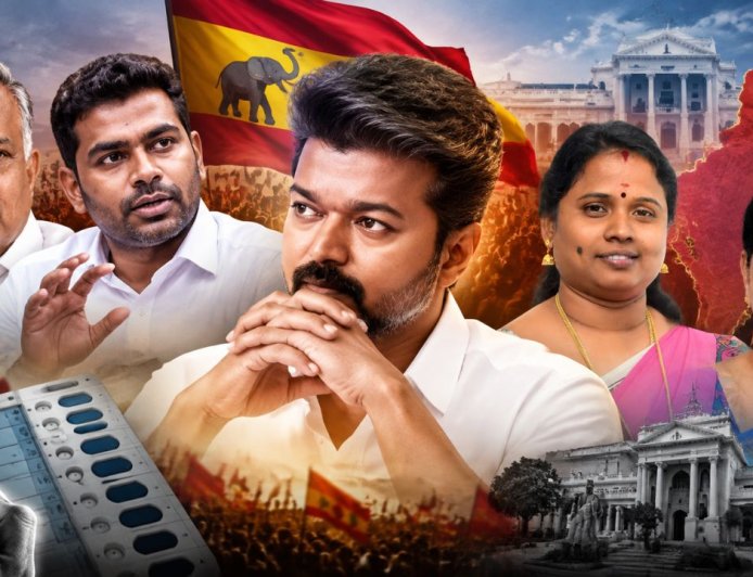 ஆனந்தை ஓவர்டேக் செய்த ஆதவ்..? இடைத்தேர்தல் வேட்பாளர் தேர்வில் விஜயை ‘Brainwash’ செய்தாரா?