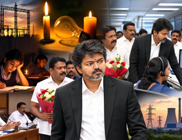 மின்வெட்டுக்கு END CARD...மின்வாரிய அலுவலகத்தில் விஜய் திடீர் ஆய்வு!