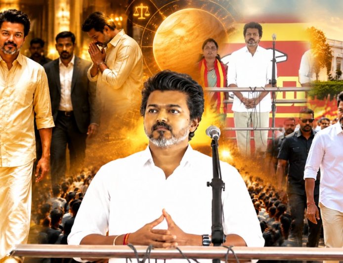 வெள்ளிக்கிழமை சம்பிரதாயத்தைக் கைவிட்டாரா? வேட்டி சட்டைக்கு GOOD BYE சொன்ன விஜய்?