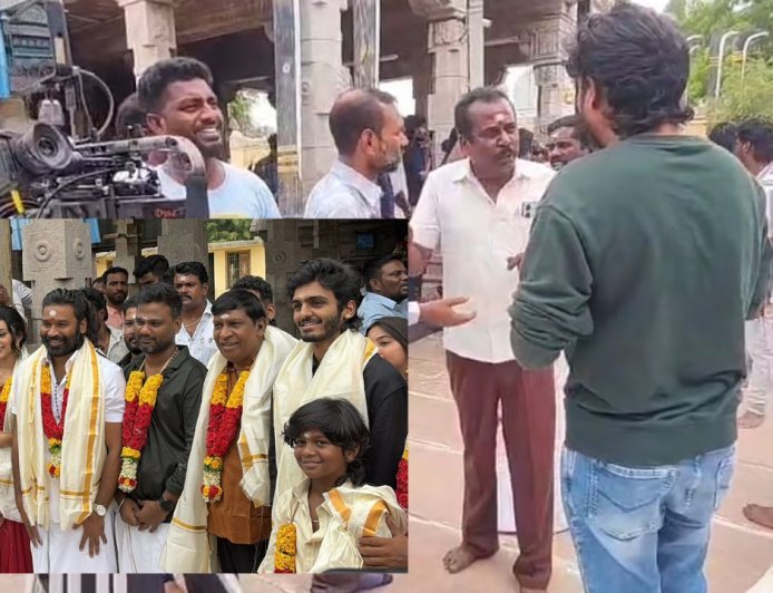 படம் ஆரம்பிக்கிறதுக்குள்ளயே பிரச்னை... தனுஷ் ‘D56’ பூஜையில் என்ன நடந்தது? 