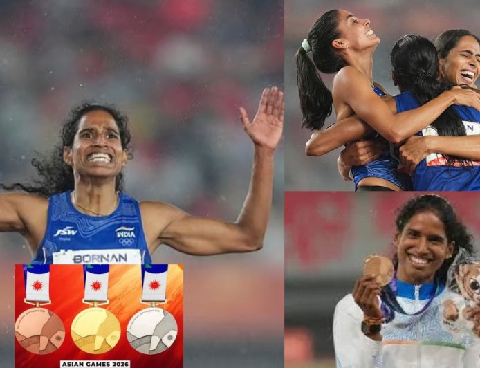 இந்தியாவுக்கு 6-வது தங்கம் ! 3 பதக்கங்களுடன் அசத்தும் தமிழக வீராங்கனை வித்யா !