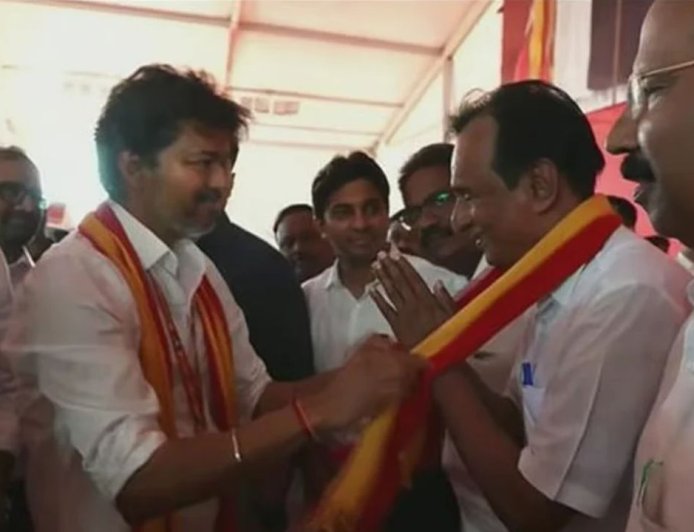 எம்ஜிஆர் மாளிகைக்கு GOOD BYE... விஜய் முன்னிலையில் தவெகவில் ஐக்கியமான செம்மலை!