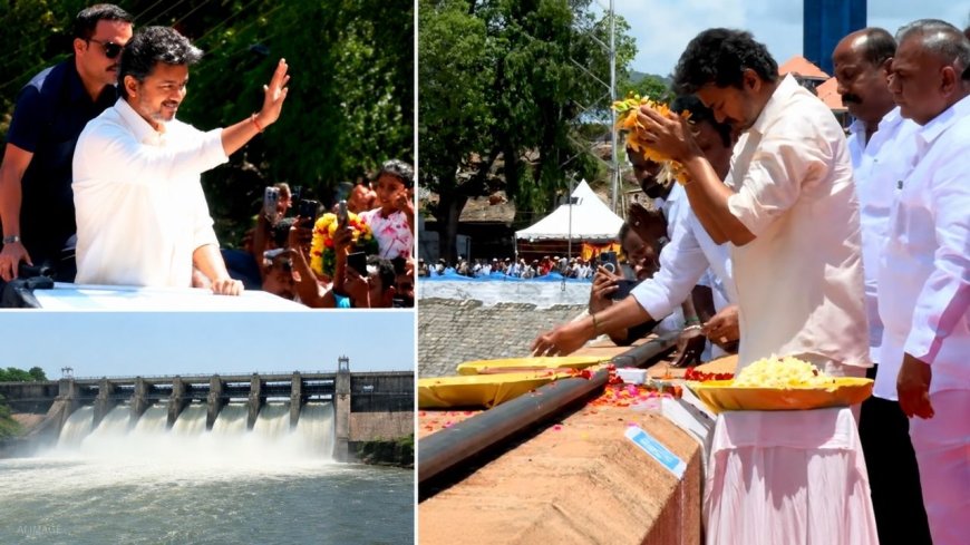 METTUR DAM : டெல்டா விவசாயிகளுக்கு குட் நியூஸ்! மேட்டூர் அணையை திறந்து வைத்தார் முதல்வர்.