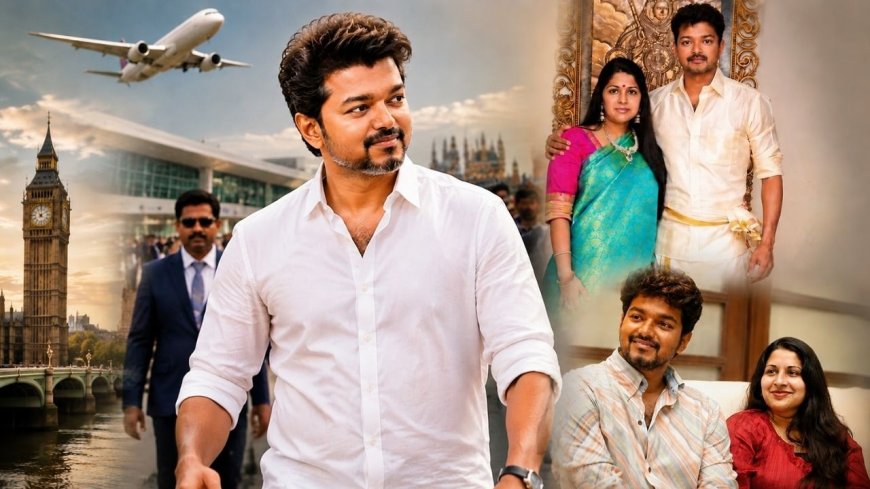 லண்டன் செல்லும் முதலமைச்சர் விஜய்... மனைவியையும் சந்திப்பாரா? நெட்டிசன்கள் கேள்வி!