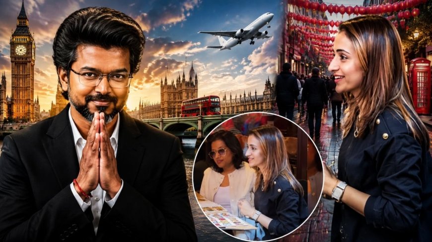 விஜய்யின் லண்டன் விசிட்… த்ரிஷாவின் லண்டன் ஸ்பாட்டிங்… சர்ச்சையை கிளப்பும் நெட்டிசன்கள்..!