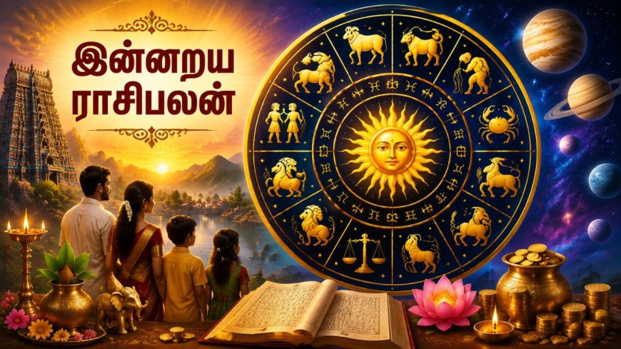 இன்று உங்கள் ராசிக்கு என்ன பலன்? பணம், குடும்பம், தொழில் எப்படி இருக்கும் ?