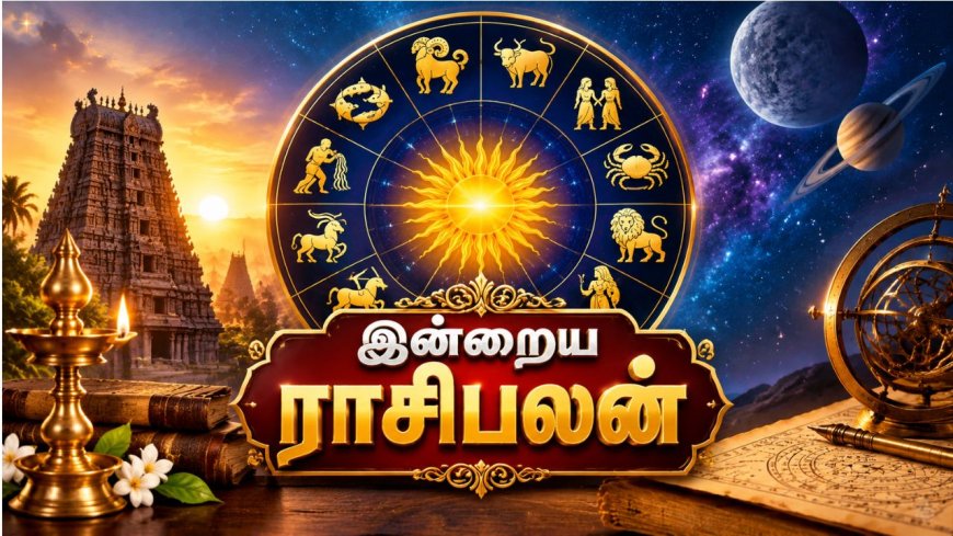 பணவரவு, குடும்பம், தொழில்... இன்றைய ராசிபலன் முழு விவரம்