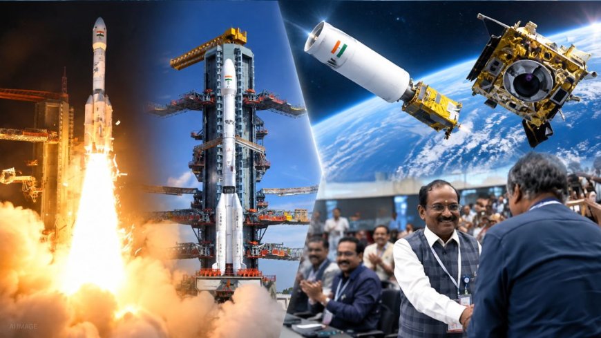 ISRO-வின் புதிய சாதனை! வெற்றிகரமாக விண்ணில் பாய்ந்த GSLV F-17 ராக்கெட்!