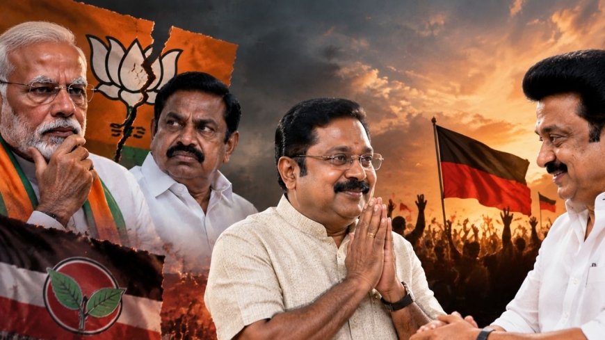 கல்தா கொடுத்த பாஜக... தி.மு.கழகத்துடன் கைக்கோர்க்கும் டி.டி.வி…?