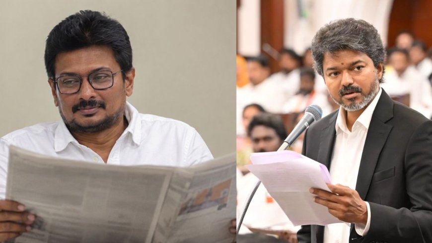 “பூராவும் விஜய் செய்திதான்!” உதயநிதியின் Paper Reading-க்கு பின்னணி என்ன?