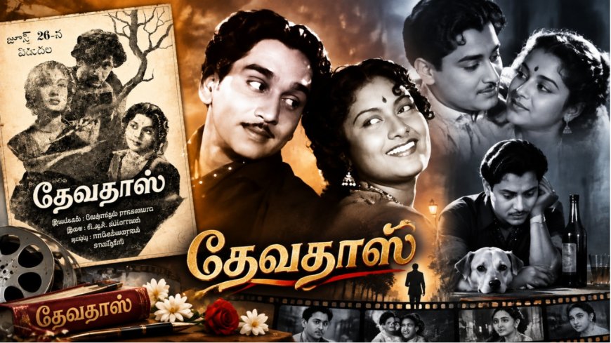 கொஞ்சம் பேச்சு... கொஞ்சம் சினிமா..லவ் ஃபெயிலரின் ஐகான்... தேவதாஸ்!  73 ஆண்டுகளாகியும் அழியாத காவியம்!