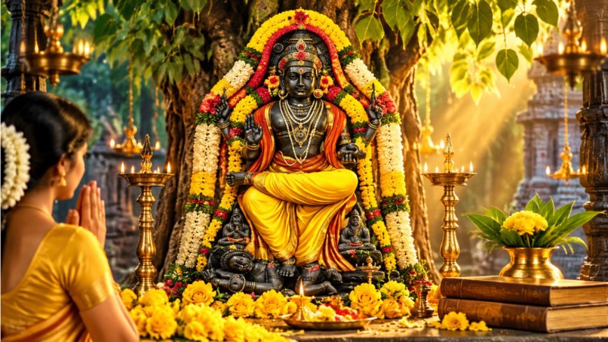 மஞ்சள் மலருடன் தட்சிணாமூர்த்தி வழிபாடு... மங்கல வாழ்வு தரும்!