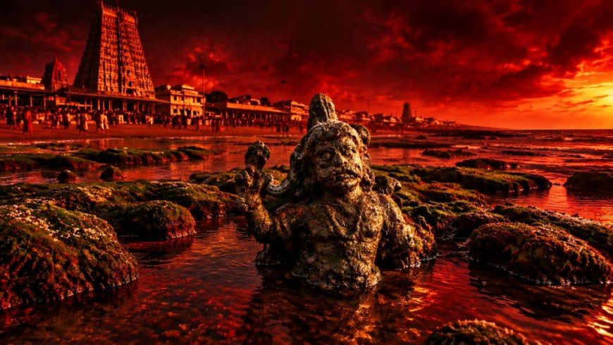 “அய்யா கருப்பனே வாரும் ஐயா..!” - திருச்செந்தூர் கடலில் தரிசனம் கொடுத்த கருப்பன்!