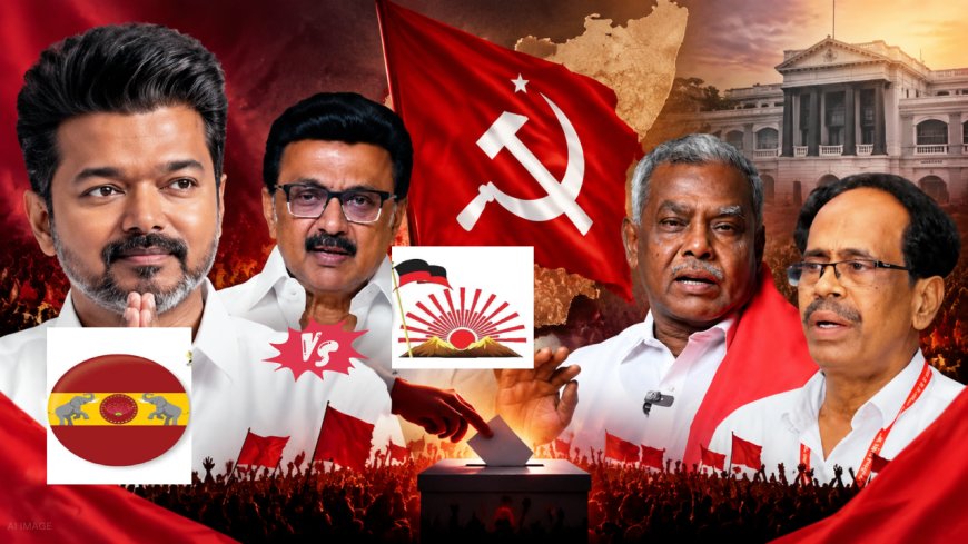 திமுகவா? தவெகவா?இடைத்தேர்தலில் கம்யூனிஸ்டுகளின் ஆதரவு யாருக்கு ?