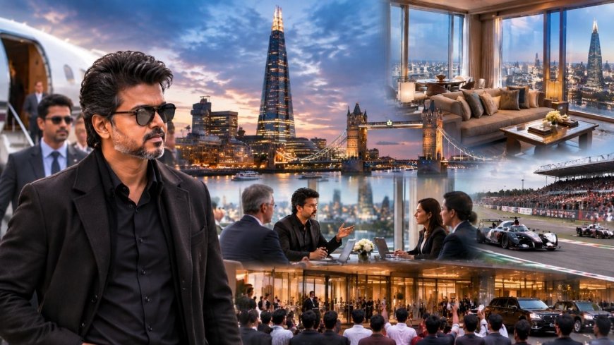 விஜய் தங்கும் லண்டன் ஹோட்டல்... ஒருநாள் வாடகையை இத்தனை லட்சமா?