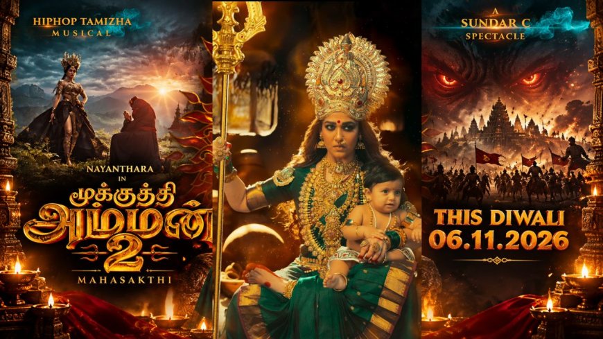 நயன்தாராவின் தெய்வீக அவதாரம்... மிரட்டும் ‘மூக்குத்தி அம்மன் 2’ டீசர்!