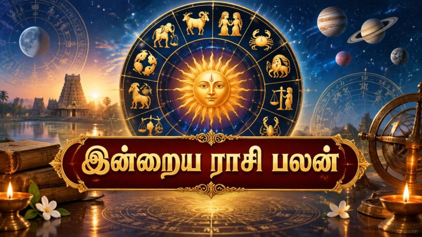 12 ராசிகளுக்கான இன்றைய பலன்கள் ! லாபமா ? நஷ்டமா ?