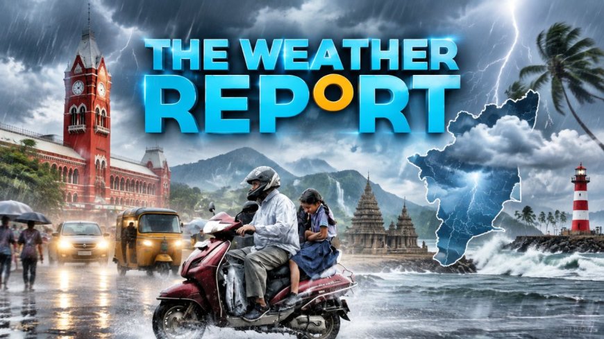 மக்களே குடைய கைல வச்சுக்கங்க ! இடி, மின்னலுடன் கனமழைக்கு வாய்ப்பு !