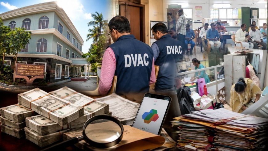 ஒரே நாளில் 40 இடங்கள் ! இத்தனை கோடி லஞ்சமா ? DVAC மெகா ரெய்டு !