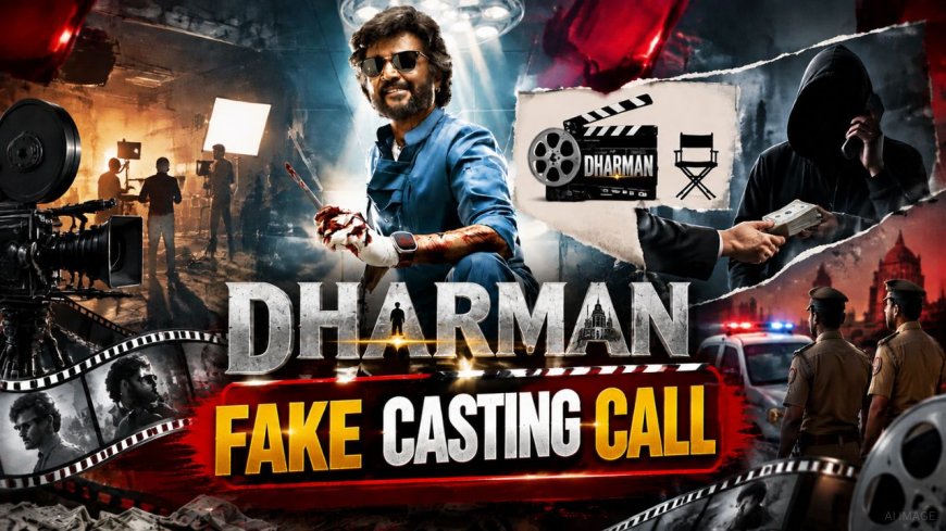 தலைவர் படத்தை வச்சே SCAM - ஆ ! தர்மன் - ல் நடிக்க ஆசைகாட்டி பணமோசடி செய்த கும்பல் !