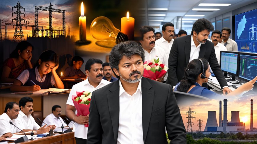 மின்வெட்டுக்கு END CARD...மின்வாரிய அலுவலகத்தில் விஜய் திடீர் ஆய்வு!