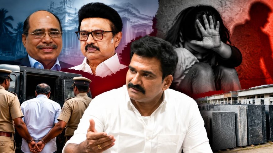 “வீரமணியை காப்பாற்றியதா திமுக?” – அமைச்சர் நிர்மல்குமார் சரமாரி கேள்வி!