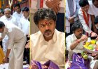 குங்குமம் வைக்கத் தடுமாறிய அர்ச்சகர்... மாலையைத் தவிர்த்த விஜய்! கனகதுர்கா கோயிலில் நடந்தது என்ன?