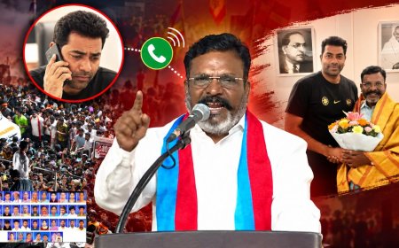 கரூர் சம்பவம்: ஆதவுக்கு கால் செய்தேன்.. அவர் சொன்னது இதுதான்... திருமா விளக்கம்!