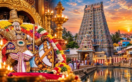 கிடந்த கோலத்தில் பெருமாள்...எழுந்த கோலத்தில் அருளும்  சாரங்கன்!  