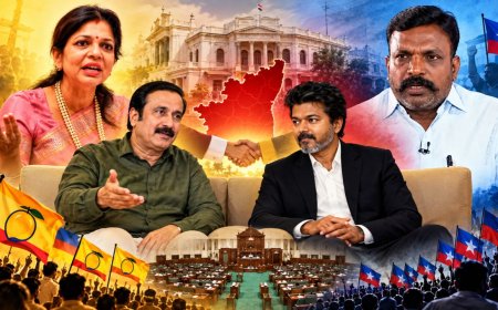 தவெக அமைச்சரவையில் பா.ம.க.? 2031-ஐ குறிவைக்கும் அன்புமணியின் அதிரடி அரசியல் கணக்கு!