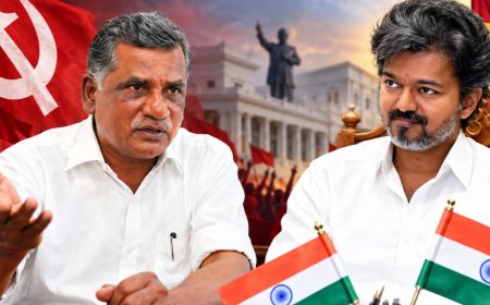 "தவெக ஆட்சியை கவிழ்க்கும் எண்ணம் இல்லை"..விஜய் குறித்து முத்தரசன் பரபரப்பு பேட்டி!