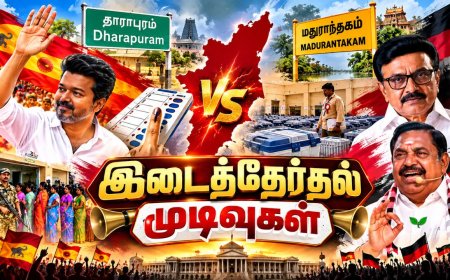 தவெக ஆட்சிக்கு முதல் அக்னிப் பரீட்சை ! வாக்கு எண்ணிக்கையில் வெல்லப்போவது யார் ?