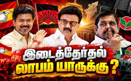 தவெக வளர்ச்சி… திமுக முன்னேற்றம்… அதிமுக பின்னடைவு ! யார் யாருக்கு என்ன லாபம் !