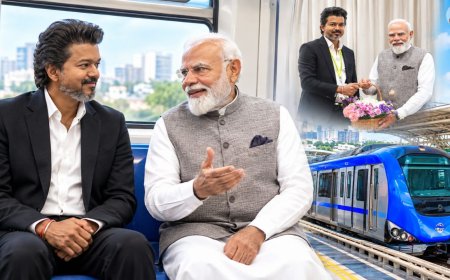 பூந்தமல்லி – வடபழனி மெட்ரோ இன்று தொடக்கம் ! மோடி – விஜய் மெட்ரோ பயணம் !