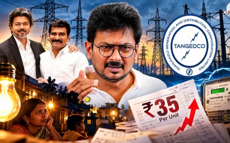 "யூனிட் ரூ. 35 வாங்கியுள்ள இந்த CIRCUS அரசு " தவெகவை விளாசிய உதயநிதி !