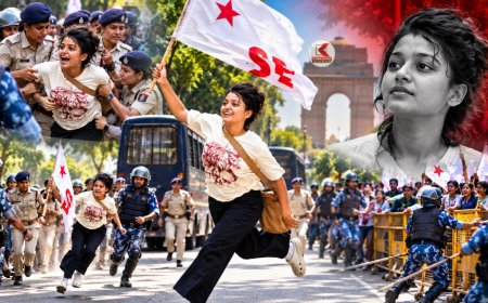 கையில் SFI கொடி.. பின்னால் போலீஸ்! வைரலாகும் SFI பெண் ? அதிரும் பின்னணி !
