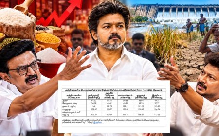 தீபாவளி நேரத்தில் தாறுமாறாகும் விலைவாசி....விஜய் அரசை வறுத்தெடுத்த ஸ்டாலின்-உதயநிதி!