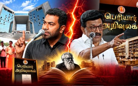 பெரியார் அறிவுலகமும்... MKS-ன் பொறாமை புலம்பல்களும்! ஸ்டாலினுக்கு பதிலடி கொடுத்த ஆதவ் !