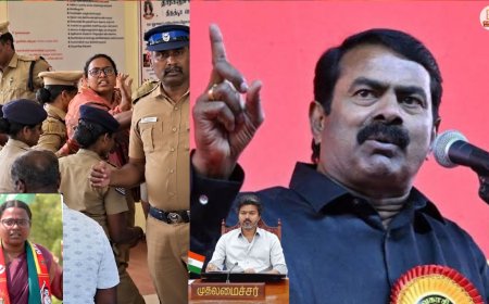'தவெகவின் கீழ்த்தரமான அரசியல் ' -  CM -ஐ விளாசிய சீமான் !