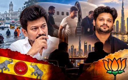 மழை பெய்யுது..துபாய் பறந்த உதய் மீது ஒரு கண்...ரகசிய ஆபரேஷனில் தவெக உளவுத்துறை?