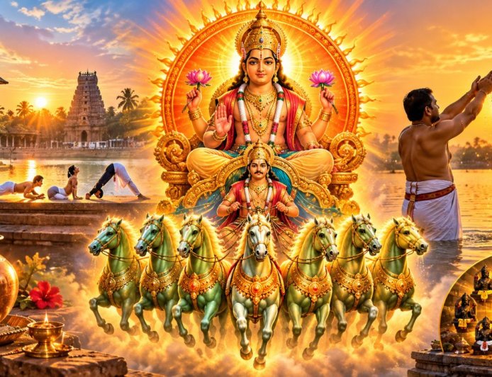 ஆதவா, ஆதித்யா, அருணா, சூரியனே...முன் ஜென்ம பாவம் போக்கும் சூரிய வணக்கம்!