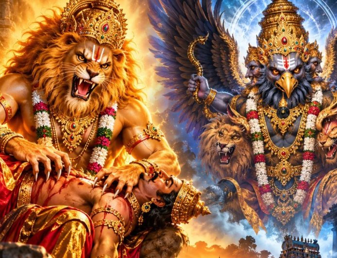 பலம் தரும் நரசிம்மர்...நலம் தரும் சரபேஸ்வரர்!