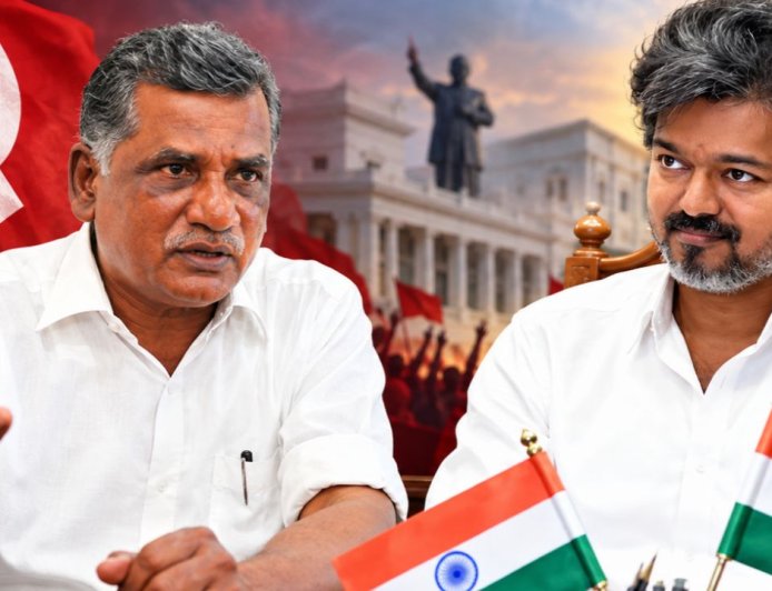 "தவெக ஆட்சியை கவிழ்க்கும் எண்ணம் இல்லை"..விஜய் குறித்து முத்தரசன் பரபரப்பு பேட்டி!