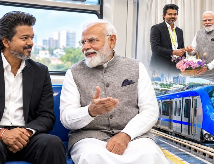 பூந்தமல்லி – வடபழனி மெட்ரோ இன்று தொடக்கம் ! மோடி – விஜய் மெட்ரோ பயணம் !