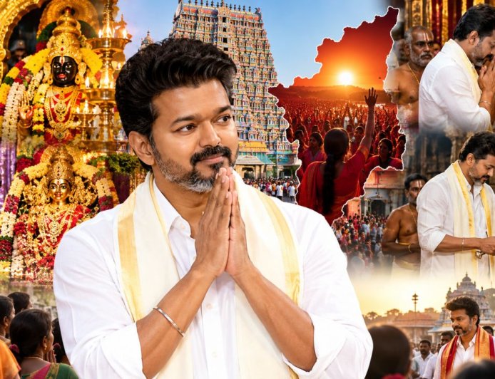 அம்மன் கோயில்களுக்குப் படையெடுக்கும் விஜய்! பெண்கள் ஓட்டா, கொங்கு கணக்கா? பின்னணியில் அரசியல் ஸ்கெட்ச்?