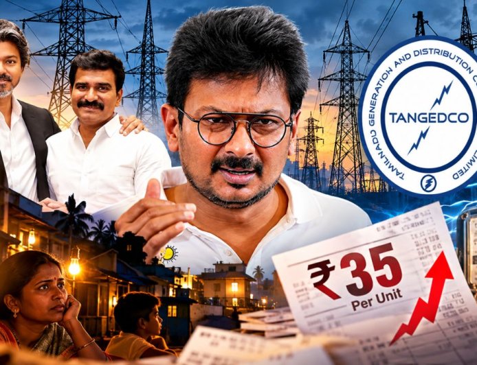 "யூனிட் ரூ. 35 வாங்கியுள்ள இந்த CIRCUS அரசு " தவெகவை விளாசிய உதயநிதி !