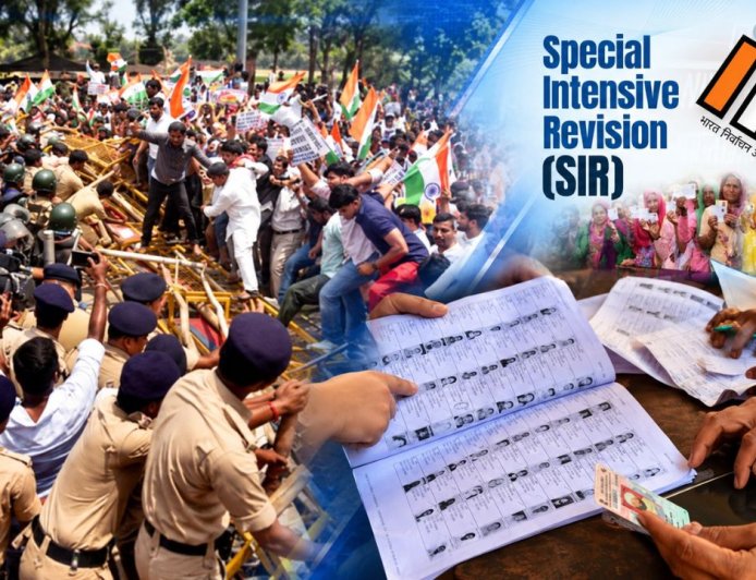 SIR ISSUE : ஒரு பக்கம் SIR எதிர்த்து போராட்டம் ! செவி சாய்க்காத தேர்தல் ஆணையத்தின் புதிய உத்தரவு !